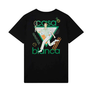 Casablanca Le Jeu T-Shirt in BlackT-ShirtsCasa BlancaDPUS5060732772878SCasablanca Le Jeu T-Shirt in Black