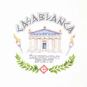 Casablanca Le Temple Du Sport T-Shirt in WhiteT-ShirtsCasa BlancaDPUS Designer OutletXSCasablanca Le Temple Du Sport T-Shirt in White