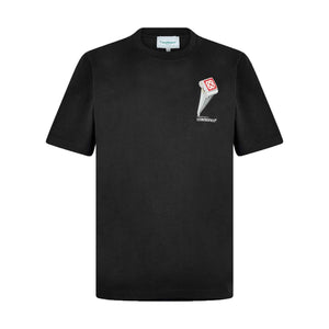 Casablanca Leaning Column T-Shirt in BlackT-ShirtsCasa BlancaDPUS5056733937897SCasablanca Leaning Column T-Shirt in Black