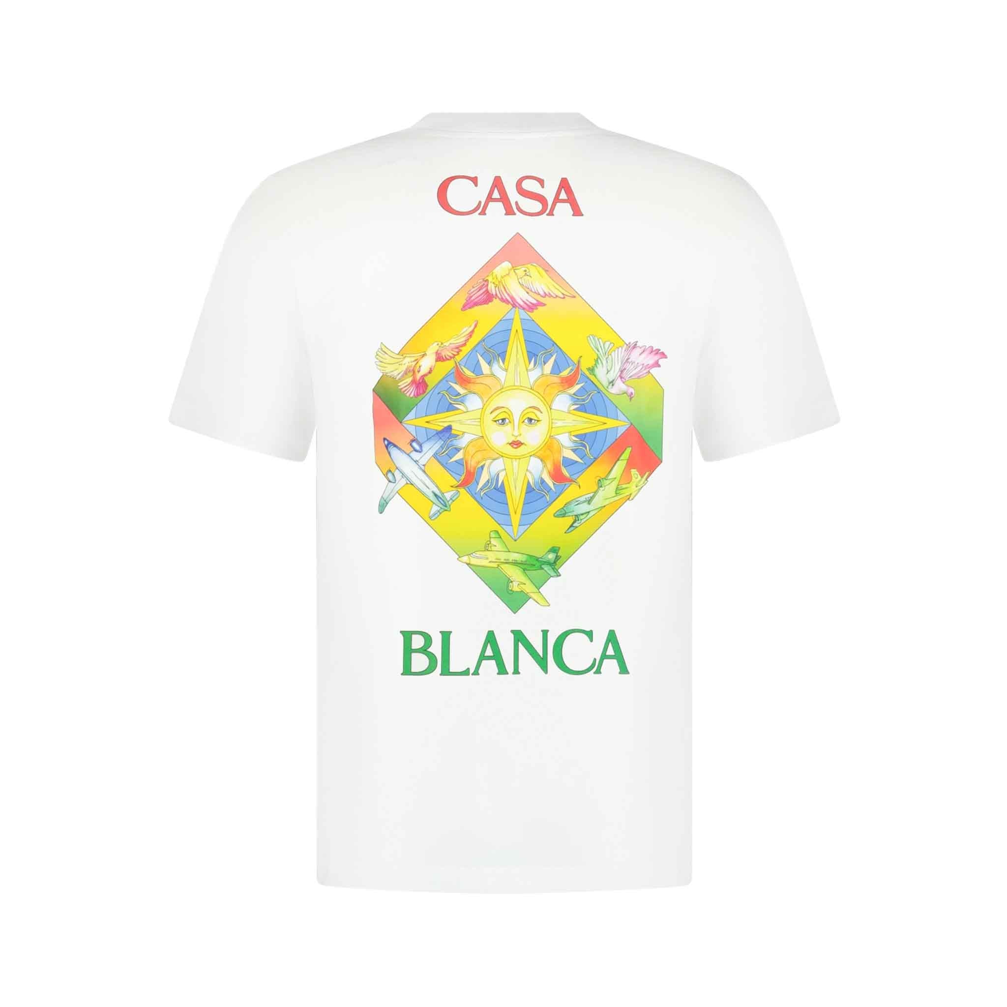 Casablanca Les Elements T-Shirt in WhiteT-ShirtsCasa BlancaDPUS5056626870980SCasablanca Les Elements T-Shirt in White