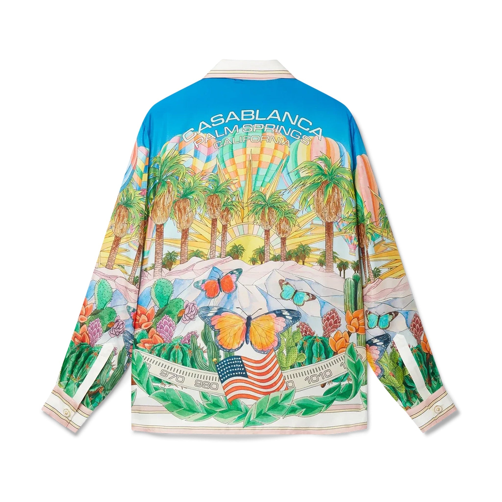 [Casablanca] Long Sleeve Cuban Collar Shirt PsychadelicShirtCasablancaDPUS Designer Outlet1000000208177MultiS[Casablanca] Long Sleeve Cuban Collar Shirt Psychadelic