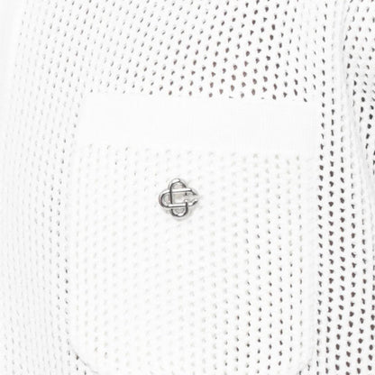 Casablanca Mesh Shirt M - SS26 - KW - 1338 - 01ShirtsCasablancaDPUS Designer OutletWhiteXSCasablanca Mesh Shirt M - SS26 - KW - 1338 - 01