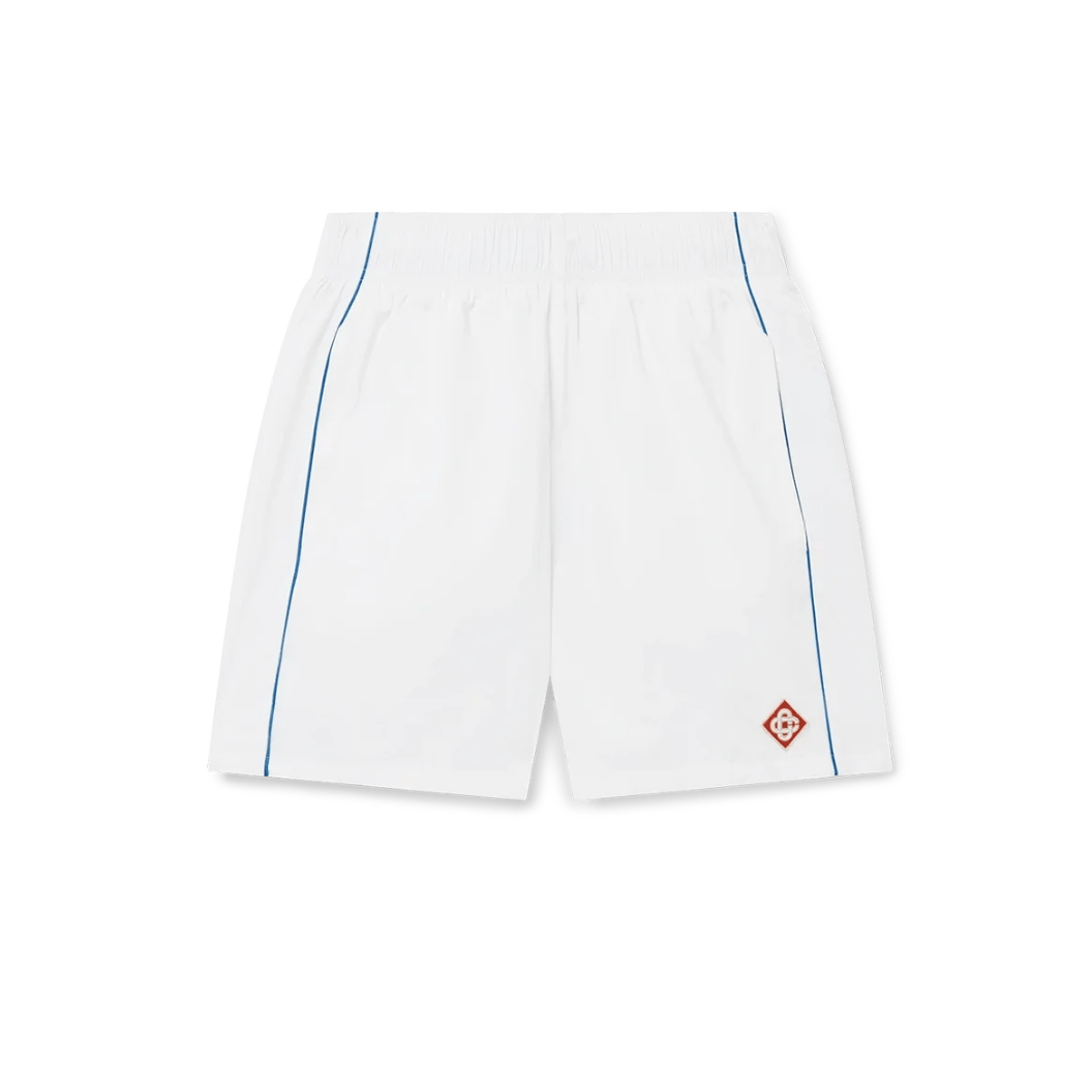 Casablanca Midnight Acropolis Windbreaker Shorts in WhiteShortsCasa BlancaDPUS Designer Outlet5056733962387SCasablanca Midnight Acropolis Windbreaker Shorts in White