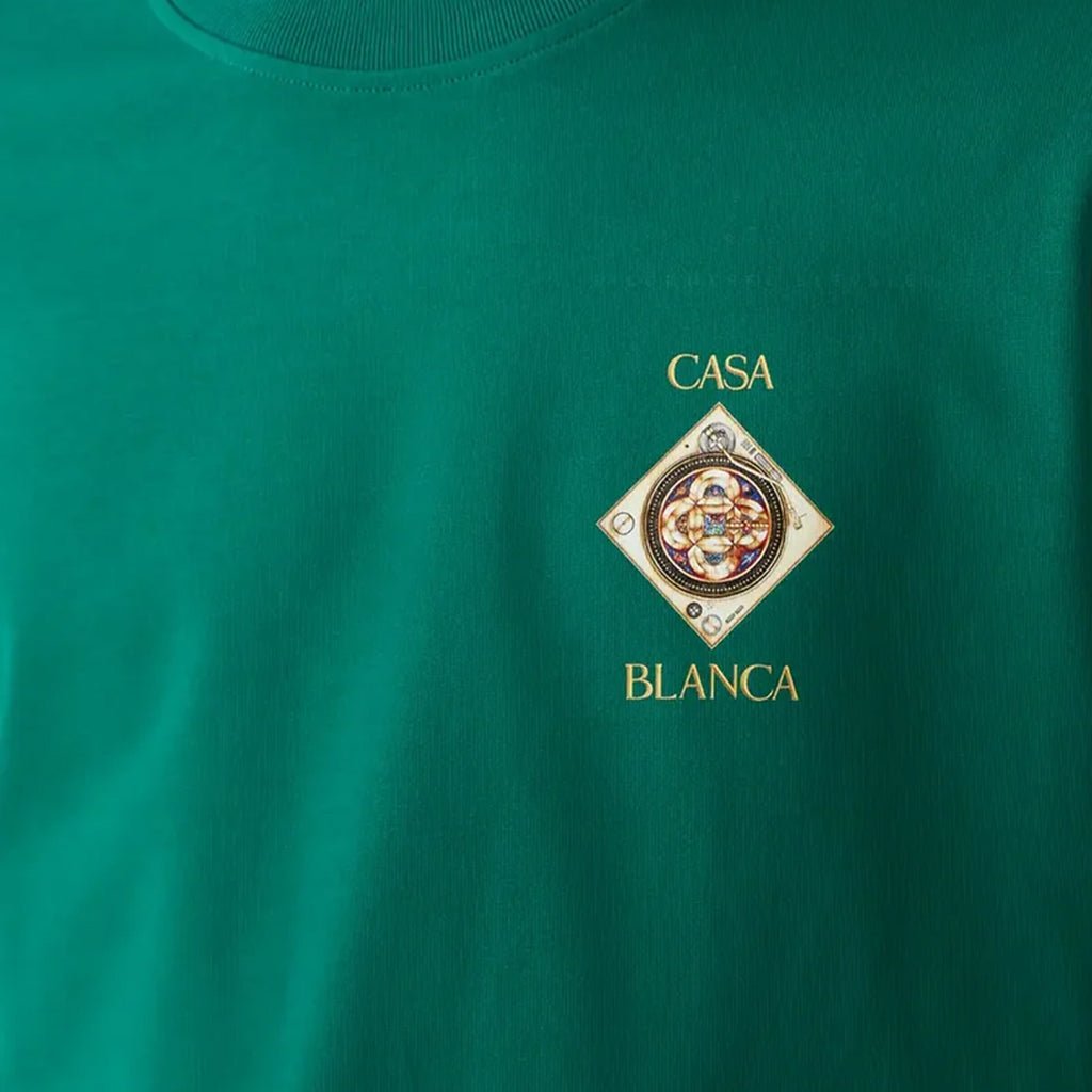 Casablanca Plafond Orne De Musique Classic T-ShirtT-ShirtCasablancaDPUS Designer Outlet5063820007234EvergreenXSCasablanca Plafond Orne De Musique Classic T-Shirt