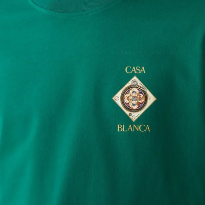 Casablanca Plafond Orne De Musique Classic T-ShirtT-ShirtCasablancaDPUS Designer Outlet5063820007234EvergreenXSCasablanca Plafond Orne De Musique Classic T-Shirt