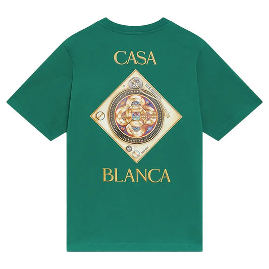 Casablanca Plafond Orne De Musique Classic T-ShirtT-ShirtCasablancaDPUS Designer Outlet5063820007234EvergreenXSCasablanca Plafond Orne De Musique Classic T-Shirt