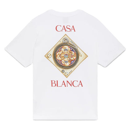 Casablanca Plafond Orne De Musique Classic T-ShirtT-ShirtCasablancaDPUS Designer OutletWhiteXSCasablanca Plafond Orne De Musique Classic T-Shirt