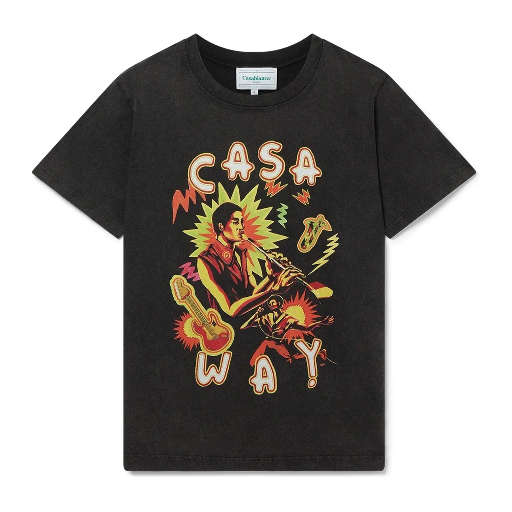 [Casablanca] Printed T-Shirt Music For The PeopleT-ShirtsCasablancaDPUS Designer Outlet5056733903588Faded BlackXS[Casablanca] Printed T-Shirt Music For The People