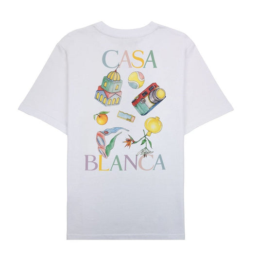 [Casablanca] Printed T-Shirt Objets En VracT-ShirtsCasablancaDPUS Designer Outlet5056733923692WhiteXS[Casablanca] Printed T-Shirt Objets En Vrac
