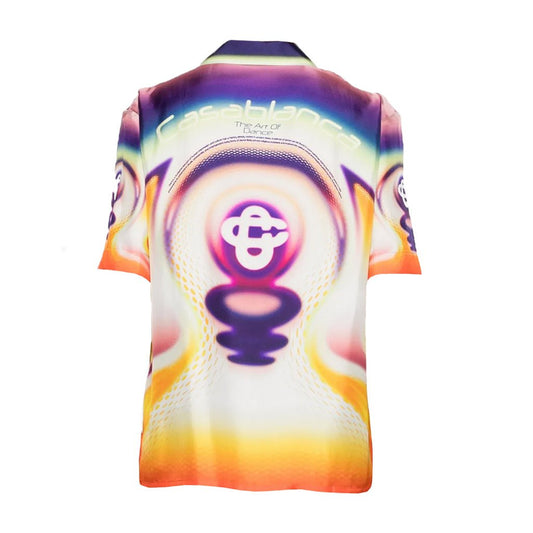 Casablanca Sporchid Cuban Collar Short Sleeve ShirtShirtCasablancaDPUS Designer OutletMultiXSCasablanca Sporchid Cuban Collar Short Sleeve Shirt