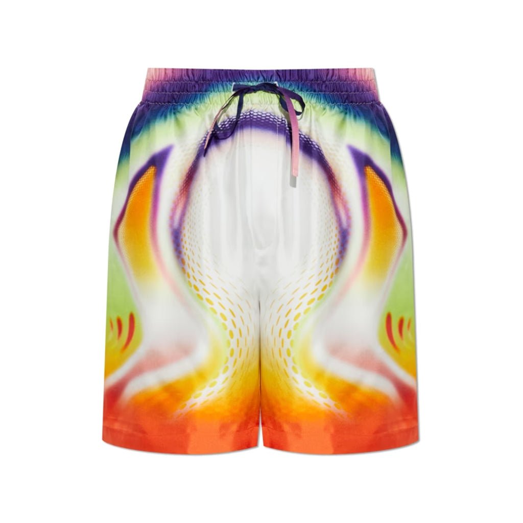 Casablanca Sporchid Silk ShortsCasablancaDPUS Designer OutletMultiXSCasablanca Sporchid Silk Shorts