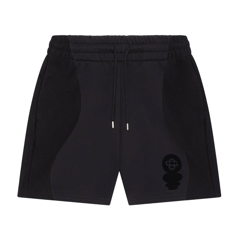 Casablanca Squash Logo Flock Print SweatshortShortsCasablancaDPUS Designer OutletBlackXSCasablanca Squash Logo Flock Print Sweatshort