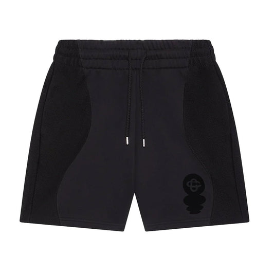 Casablanca Squash Logo Flock Print SweatshortShortsCasablancaDPUS Designer OutletBlackXSCasablanca Squash Logo Flock Print Sweatshort