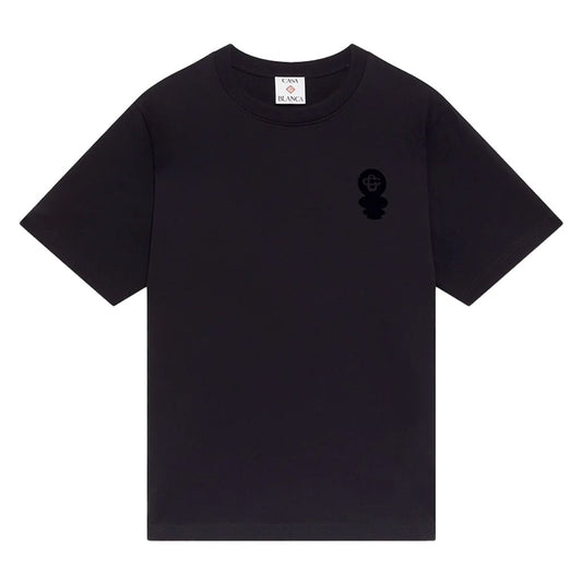 Casablanca Squash Logo Flock Print T-ShirtT-ShirtCasablancaDPUS Designer Outlet5063820007302BlackXSCasablanca Squash Logo Flock Print T-Shirt
