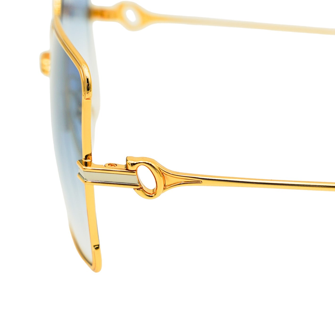 [Casablanca] Stainless Steel Square Sunglasses Gold Silver Midnight Blue GradientSunglassesCasablancaDPUS Designer Outlet5056626835620GoldOne Size[Casablanca] Stainless Steel Square Sunglasses Gold Silver Midnight Blue Gradient