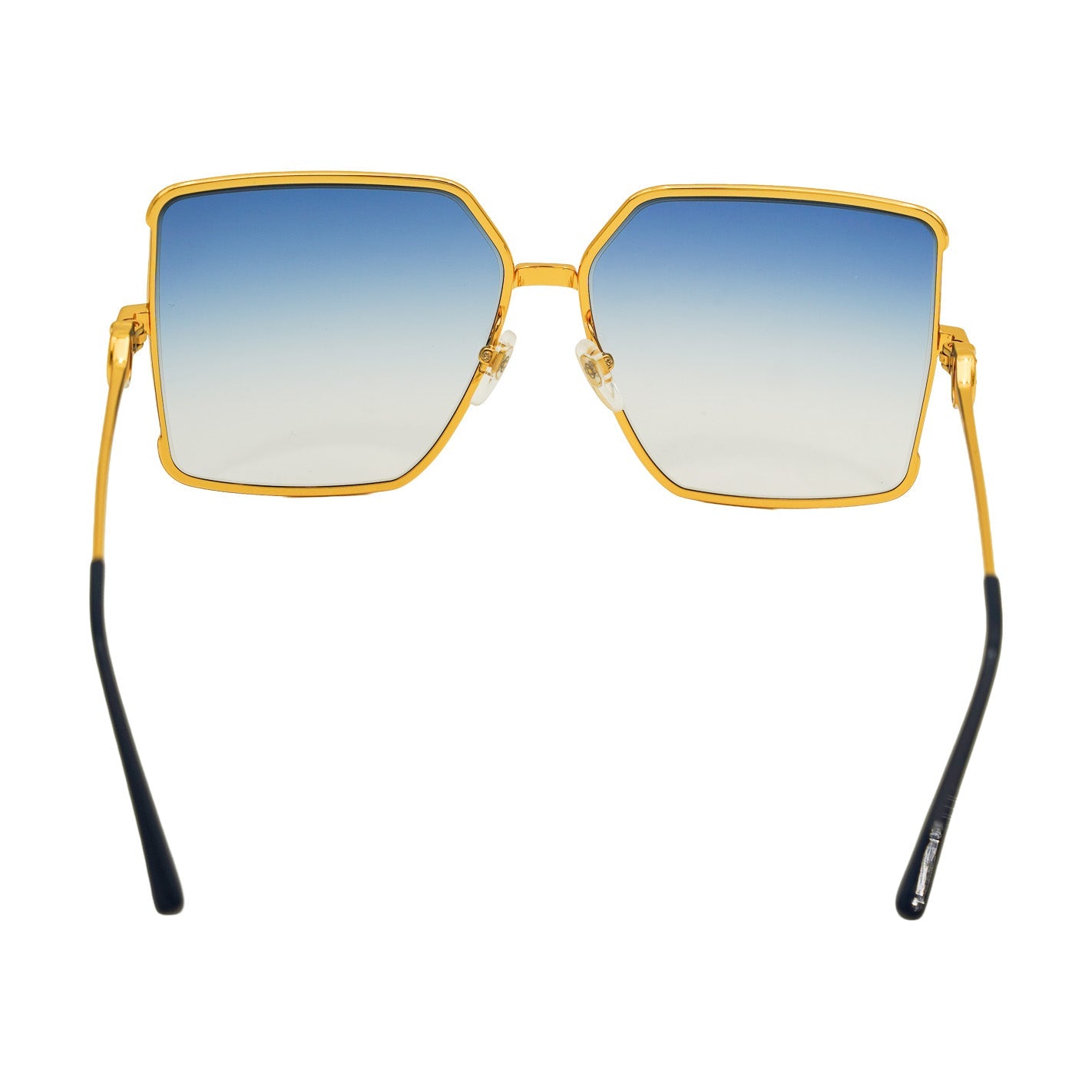 [Casablanca] Stainless Steel Square Sunglasses Gold Silver Midnight Blue GradientSunglassesCasablancaDPUS Designer Outlet5056626835620GoldOne Size[Casablanca] Stainless Steel Square Sunglasses Gold Silver Midnight Blue Gradient