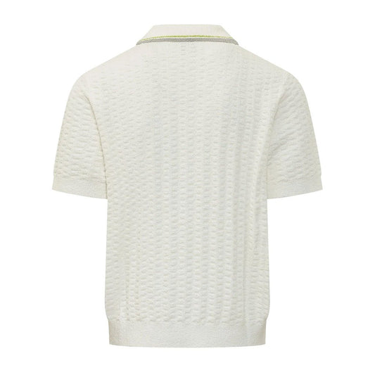 [Casablanca] Tennis Boucle Polo ShirtT-ShirtsCasablancaDPUS Designer OutletWhiteXS[Casablanca] Tennis Boucle Polo Shirt