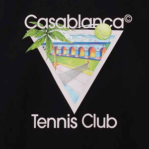 Casablanca Tennis Club Icon T-Shirt in BlackT-ShirtsCasa BlancaDPUSSCasablanca Tennis Club Icon T-Shirt in Black