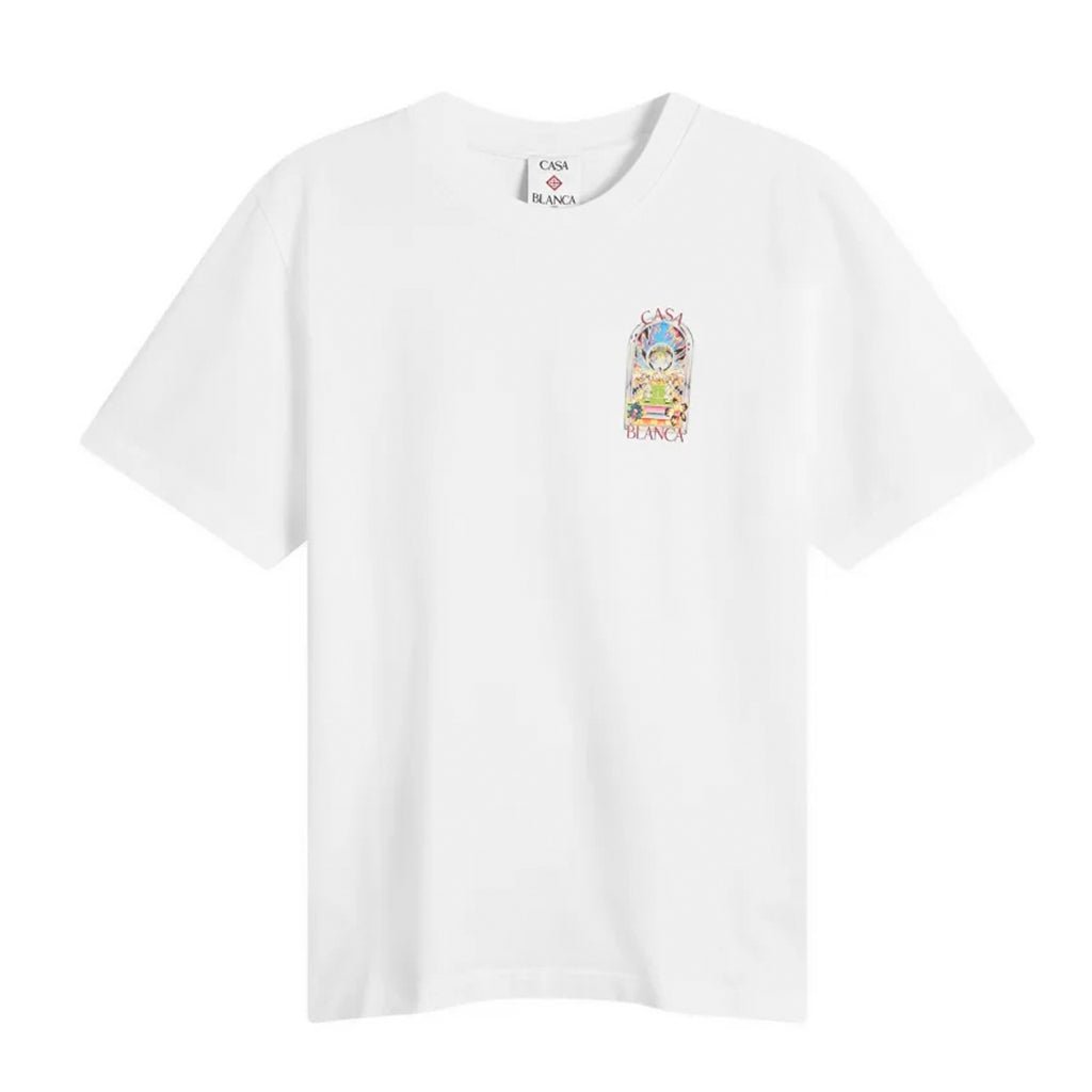 Casablanca Tennis Landscape Classic T-ShirtT-ShirtCasablancaDPUS Designer Outlet5063820007791WhiteXSCasablanca Tennis Landscape Classic T-Shirt