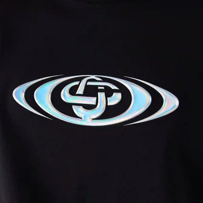 Casablanca Warped Logo Classic T-ShirtT-ShirtsCasablancaDPUS Designer OutletBlackXSCasablanca Warped Logo Classic T-Shirt