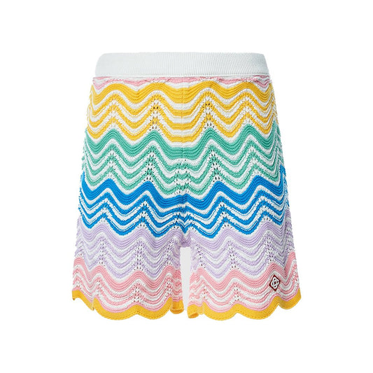 [Casablanca] Wave Knit Shorts Gradient WaveShortsCasablancaDPUS Designer Outlet5056733925245MultiS[Casablanca] Wave Knit Shorts Gradient Wave