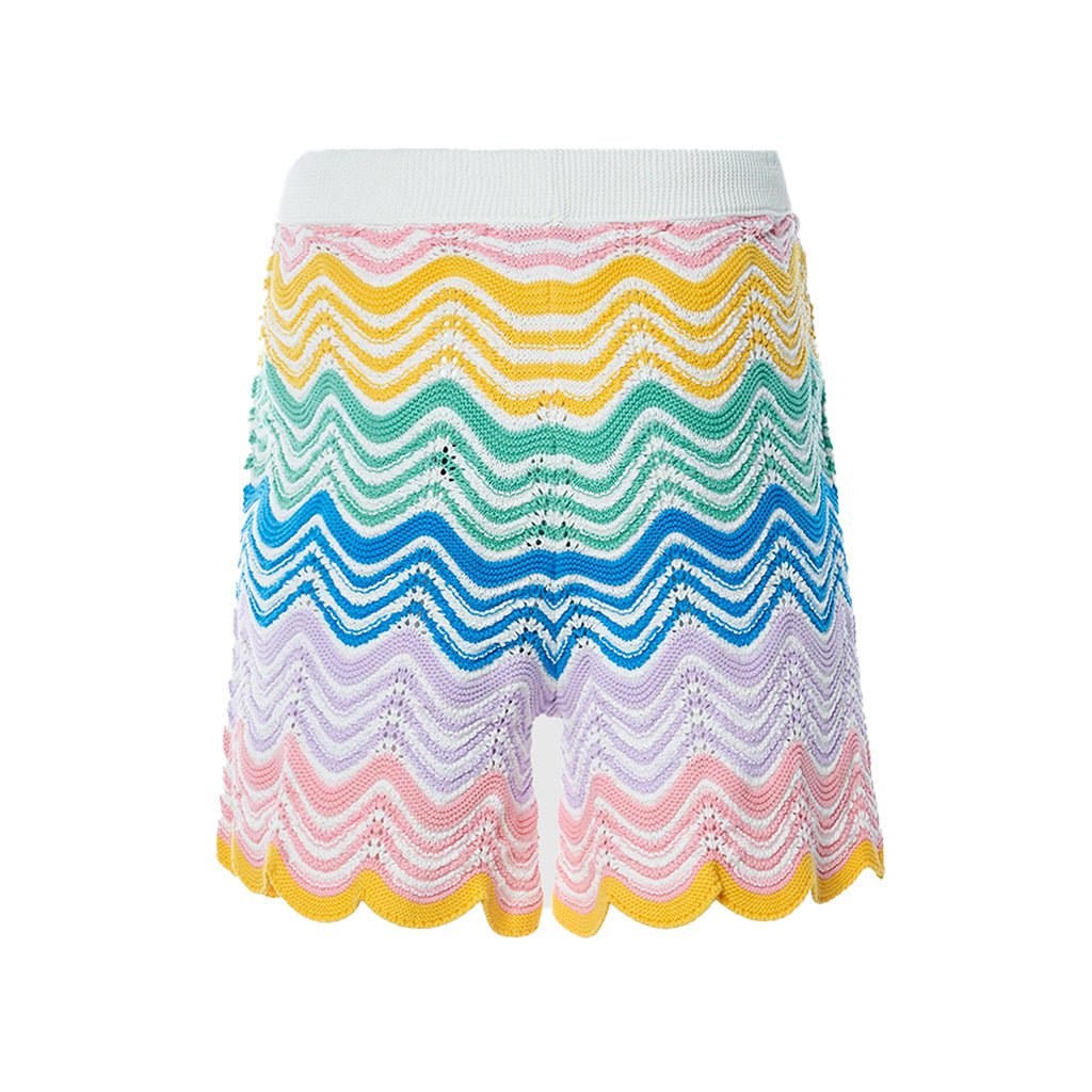 [Casablanca] Wave Knit Shorts Gradient WaveShortsCasablancaDPUS Designer Outlet5056733925245MultiS[Casablanca] Wave Knit Shorts Gradient Wave