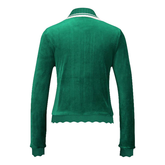 [Casablanca] Waved Rib Track Jacket EvergreenHoodies & Zip - UpsCasablancaDPUS Designer Outlet5056733930713GreenL[Casablanca] Waved Rib Track Jacket Evergreen