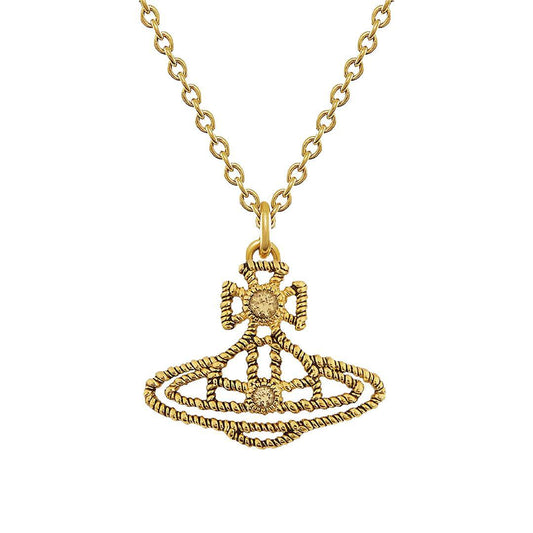 [Vivienne Westwood] Coretta Pendant in Antique Gold / Orange