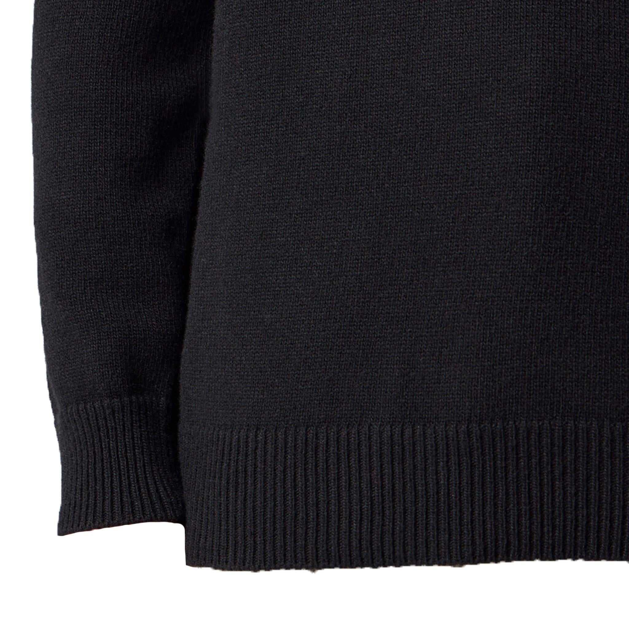 Stone Island Lambswool Crewneck in Black
