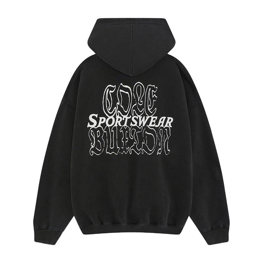 Cole Buxton Black Letter Sportswear HoodieHoodies & Zip-UpsCole BuxtonDPUS Designer OutletAW25BLSH280-001-S5056631283386Vintage BlackSCole Buxton Black Letter Sportswear Hoodie