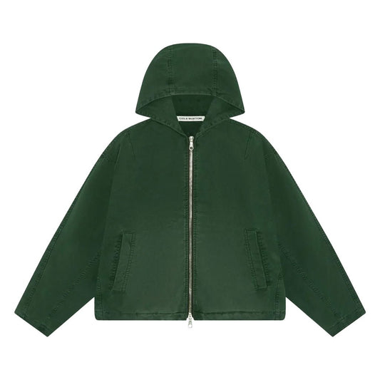 Cole Buxton Canvas Zipped HoodieHoodies & Zip-UpsCole BuxtonDPUS Designer OutletAW24CZH160-610-S5056631251712Forest GreenSCole Buxton Canvas Zipped Hoodie