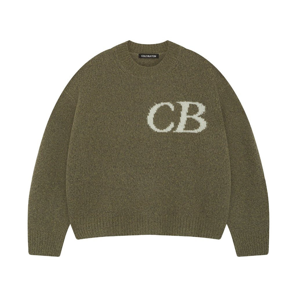 Cole Buxton CB Logo Knit SweaterKnitwearCole BuxtonDPUS Designer OutletAW24CLKS350-680-XXL5056631254768KhakiXXLCole Buxton CB Logo Knit Sweater