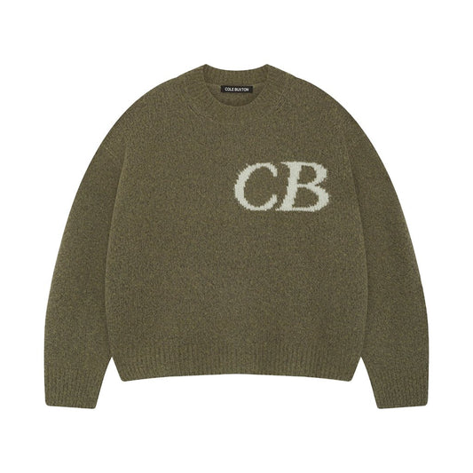 Cole Buxton CB Logo Knit SweaterKnitwearCole BuxtonDPUS Designer OutletAW24CLKS350-680-XXL5056631254768KhakiXXLCole Buxton CB Logo Knit Sweater