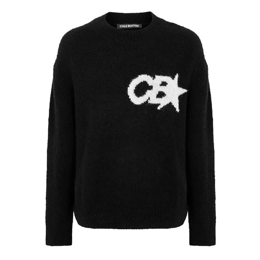 Cole Buxton CB Star Knit SweaterKnitwearCole BuxtonDPUS Designer OutletAW25CSKS350-000-L5056631277842BlackLCole Buxton CB Star Knit Sweater