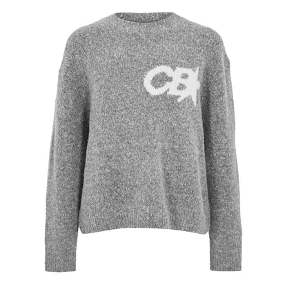 Cole Buxton CB Star Knit SweaterKnitwearCole BuxtonDPUS Designer OutletAW25CSKS350-200-S5056631277941GreySCole Buxton CB Star Knit Sweater