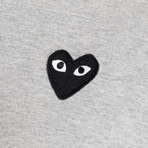 Comme des Garçons PLAY Long Sleeve T-Shirt in GreyT-ShirtsComme des GarconsDPUS Designer OutletAAE90481SComme des Garçons PLAY Long Sleeve T-Shirt in Grey
