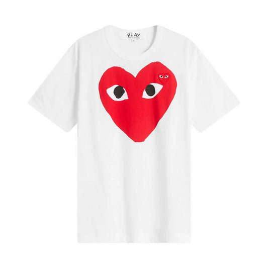 [Comme des Garcons] Play Oversized Red Heart TeeT-ShirtComme Des GarconsDPUS Designer OutletAX-T026-051-WHT-S044361807854WhiteS[Comme des Garcons] Play Oversized Red Heart Tee