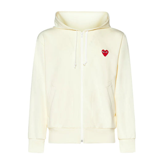 [Comme des Garcons] Play Red Heart Zipped HoodieHoodies & Zip-UpsComme Des GarconsDPUS Designer OutletAX-T172-051-IVRY-S044361734914IvoryS[Comme des Garcons] Play Red Heart Zipped Hoodie