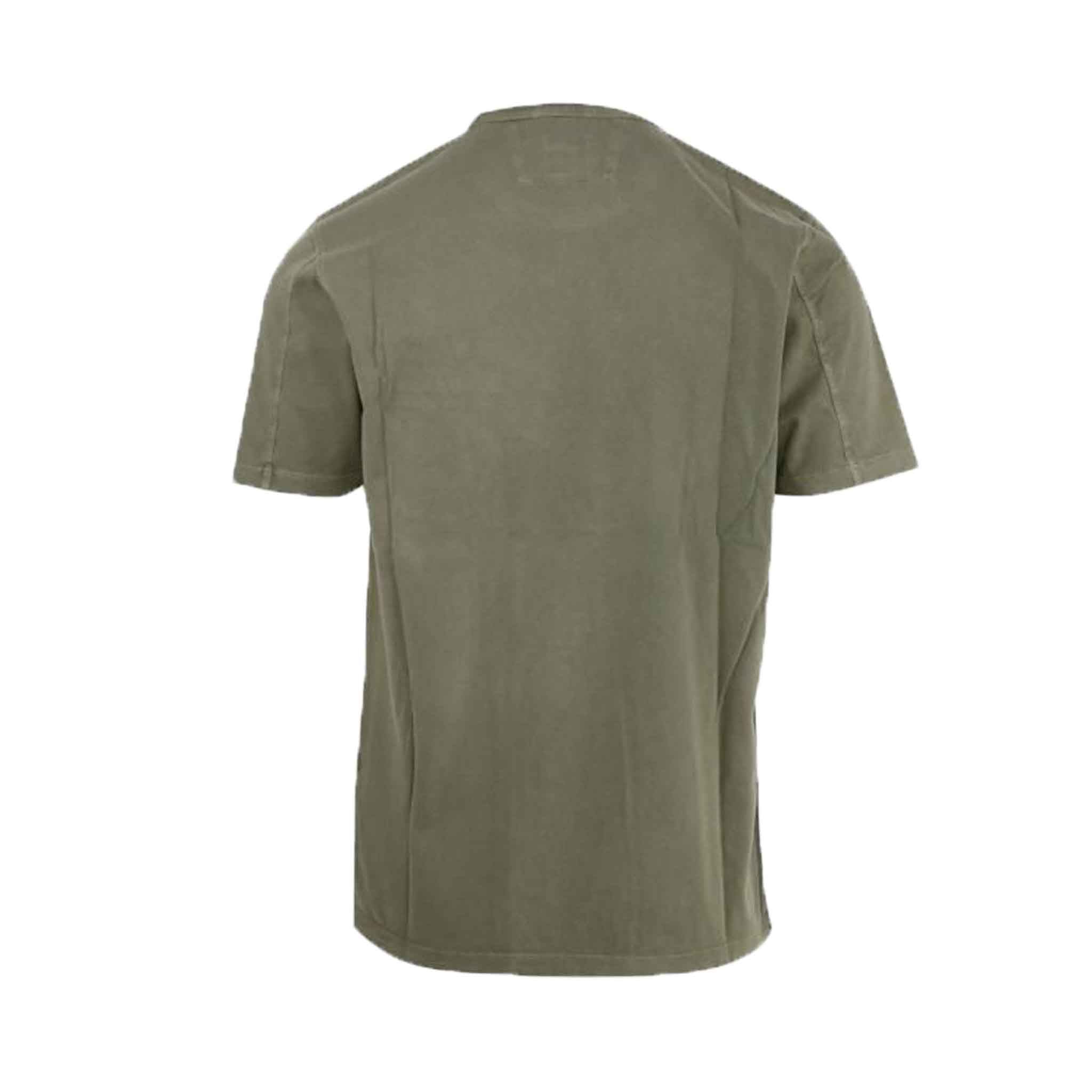 C.P. Company 24/1 Jersey Resist Dyed Pocket T-shirt in Bronze GreenT-ShirtsC.P. CompanyDPUSXSC.P. Company 24/1 Jersey Resist Dyed Pocket T-shirt in Bronze Green