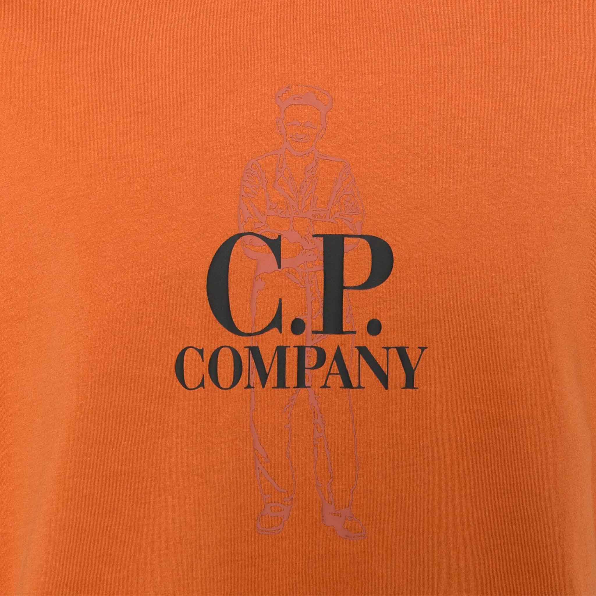 C.P. Company 30/1 Jersey British Sailor T-shirt in Bombay BrownT-ShirtsC.P. CompanyDPUS Designer Outlet7620943945119SC.P. Company 30/1 Jersey British Sailor T-shirt in Bombay Brown