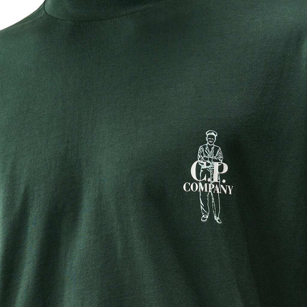 [C.P. Company] 30/1 Jersey Comfort Logo T-ShirtT-ShirtC.P. CompanyDPUS Designer Outlet21CMTS166A-005100W-697-S7622792978140Ponderosa PineS[C.P. Company] 30/1 Jersey Comfort Logo T-Shirt