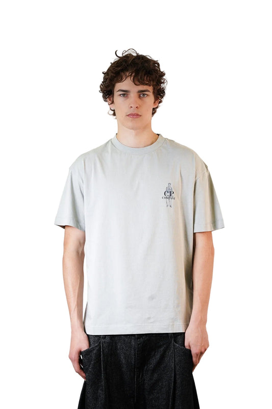 [C.P. Company] 30/1 Jersey Comfort Logo T-ShirtT-ShirtC.P. CompanyDPUS Designer Outlet21CMTS166A-005100W-936-S7622792978287Flint GreyS[C.P. Company] 30/1 Jersey Comfort Logo T-Shirt