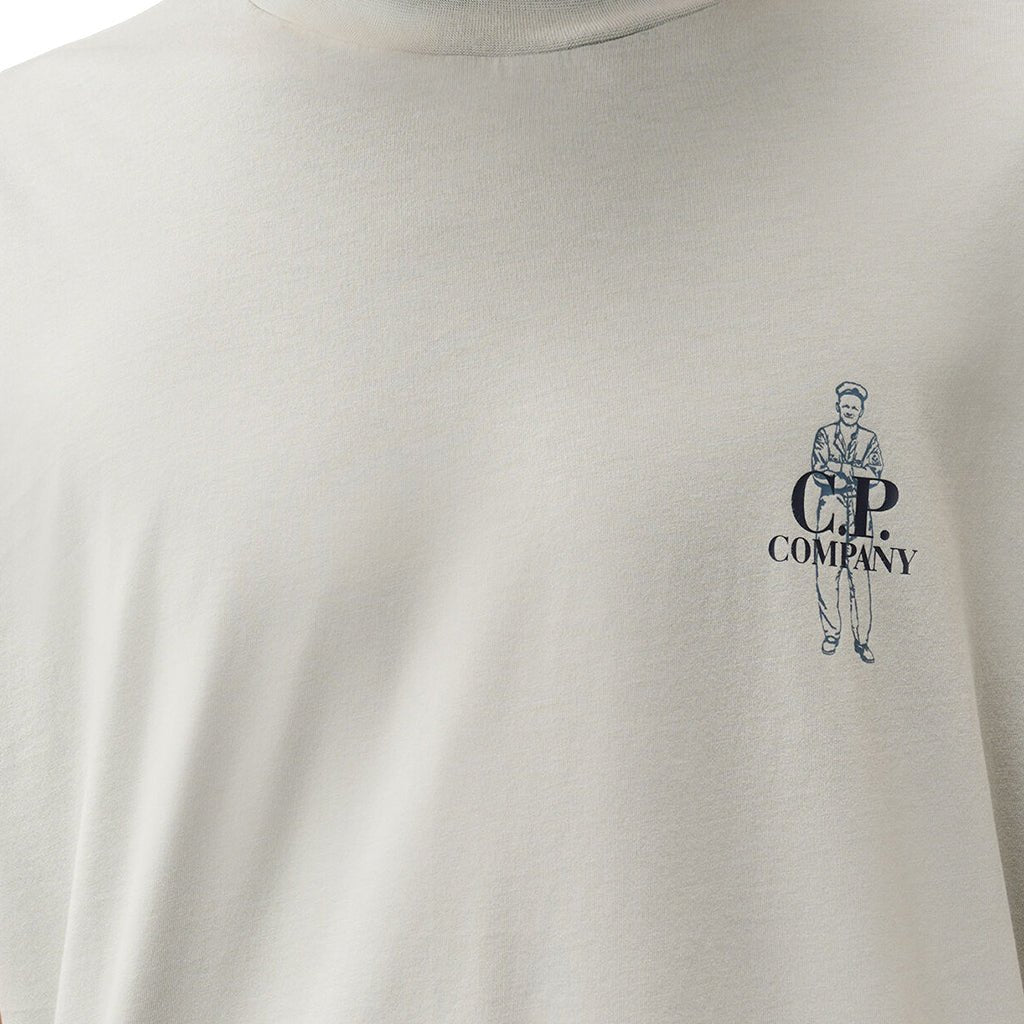[C.P. Company] 30/1 Jersey Comfort Logo T-ShirtT-ShirtC.P. CompanyDPUS Designer Outlet21CMTS166A-005100W-936-S7622792978287Flint GreyS[C.P. Company] 30/1 Jersey Comfort Logo T-Shirt