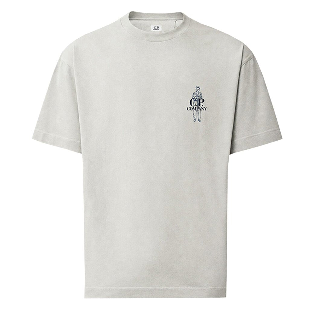 [C.P. Company] 30/1 Jersey Comfort Logo T-ShirtT-ShirtC.P. CompanyDPUS Designer Outlet21CMTS166A-005100W-936-S7622792978287Flint GreyS[C.P. Company] 30/1 Jersey Comfort Logo T-Shirt