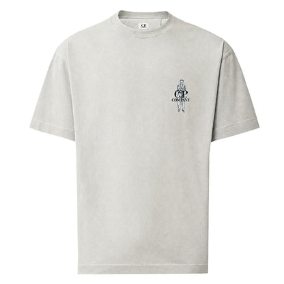 [C.P. Company] 30/1 Jersey Comfort Logo T-ShirtT-ShirtC.P. CompanyDPUS Designer Outlet21CMTS166A-005100W-936-S7622792978287Flint GreyS[C.P. Company] 30/1 Jersey Comfort Logo T-Shirt