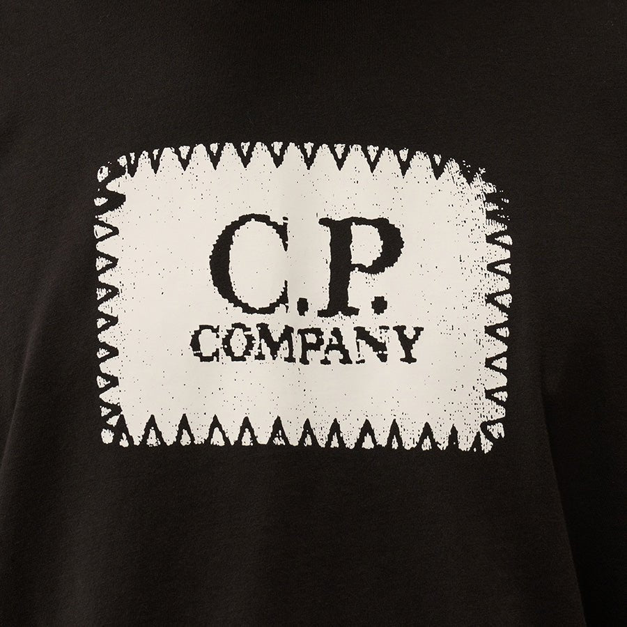 C.P. Company 30/1 Jersey Logo Label T-shirt in BlackT-ShirtsC.P. CompanyDPUS7620943942736SC.P. Company 30/1 Jersey Logo Label T-shirt in Black