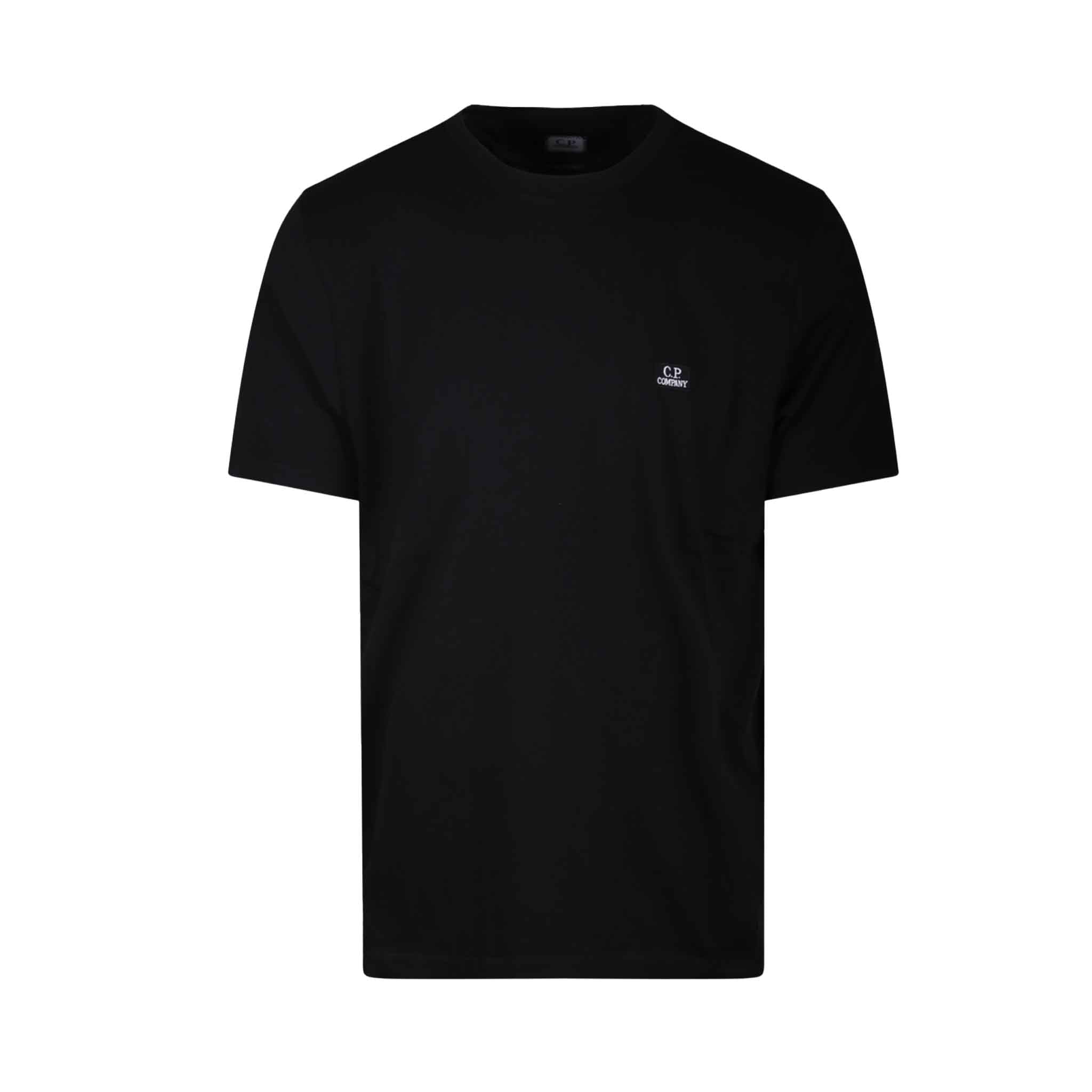 C.P. Company 30/1 Jersey Logo T-shirt in BlackT-ShirtsC.P. CompanyDPUS7620943758207SC.P. Company 30/1 Jersey Logo T-shirt in Black