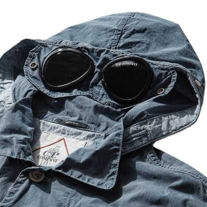 C.P. Company 50 Fili Indigo Bleached Goggle JacketCoats & JacketsC.P. CompanyDPUS Designer Outlet7622792688612Stone BleachSC.P. Company 50 Fili Indigo Bleached Goggle Jacket