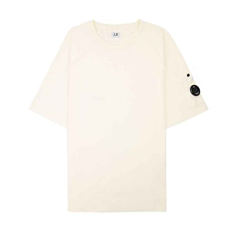 C.P. Company Arm Lens Raglan T-shirt in Off WhiteT-ShirtsC.P. CompanyDPUS72204931XSC.P. Company Arm Lens Raglan T-shirt in Off White