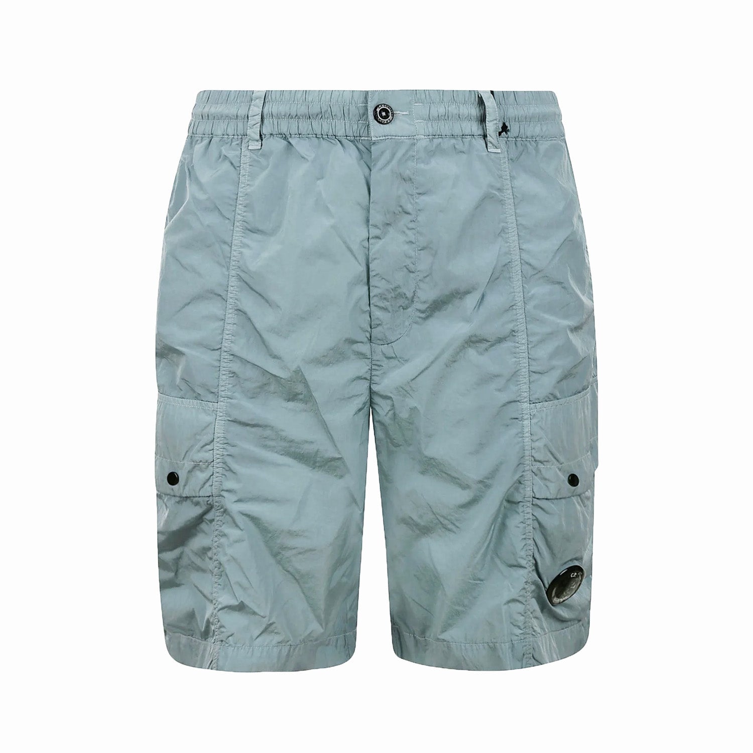 [C.P. Company] Bermuda Cargo In Chrome - RTrousers & ShortsC.P. CompanyDPUS Designer Outlet7622792789180Silver Blue46[C.P. Company] Bermuda Cargo In Chrome - R